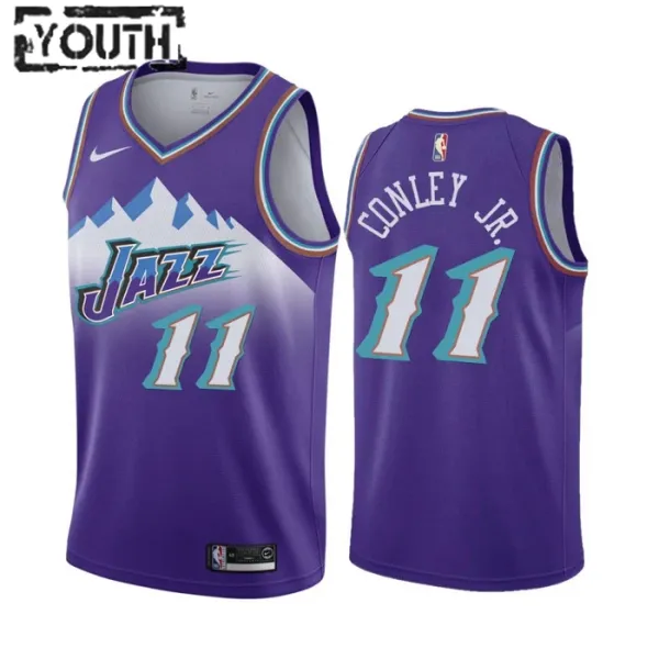 Nike Utah Jazz Mike Conley JR 11 Lasten Pelipaita Classic Edition 2022-23 Swingman Violetti Nike Utah Jazz Mike Conley JR 11 Lasten Pelipaita Classic Edition 2022-23 Swingman Violetti