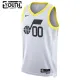 Nike Utah Jazz Personoitava Lasten Pelipaita Association Edition Swingman Valkoinen