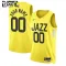 Nike Utah Jazz Personoitava Lasten Pelipaita Icon Edition Swingman Keltainen