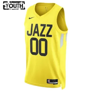 Nike Utah Jazz Personoitava Lasten Pelipaita Icon Edition Swingman Keltainen