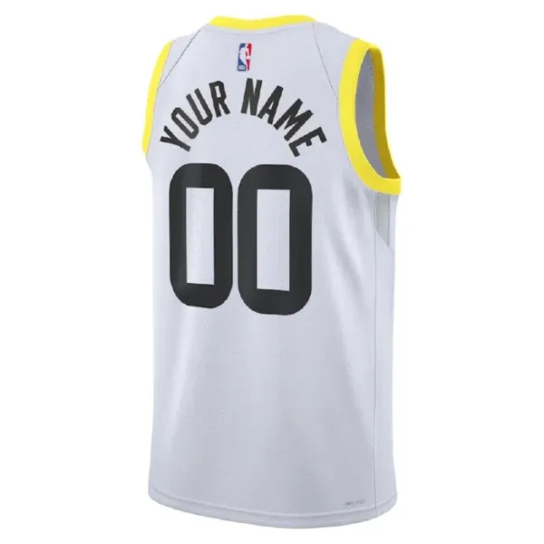 Nike Utah Jazz Personoitava Miesten Pelipaita Association Edition Swingman Valkoinen