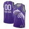 Nike Utah Jazz Personoitava Miesten Pelipaita City Edition 2023-24 Swingman Violetti