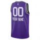 Nike Utah Jazz Personoitava Miesten Pelipaita City Edition 2023-24 Swingman Violetti