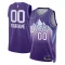 Nike Utah Jazz Personoitava Miesten Pelipaita City Edition 2024-25 Swingman Violetti