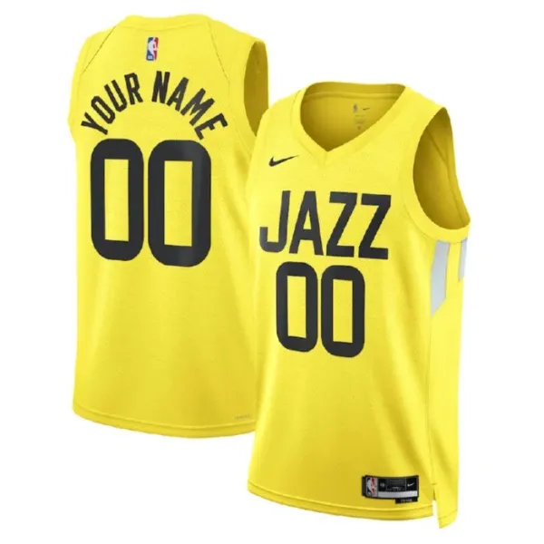 Nike Utah Jazz Personoitava Miesten Pelipaita Icon Edition Swingman Keltainen Nike Utah Jazz Personoitava Miesten Pelipaita Icon Edition Swingman Keltainen