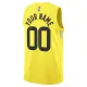Nike Utah Jazz Personoitava Miesten Pelipaita Icon Edition Swingman Keltainen
