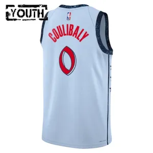 Nike Washington Wizards Bilal Coulibaly Lasten Pelipaita City Edition 2024-25 Swingman Sininen