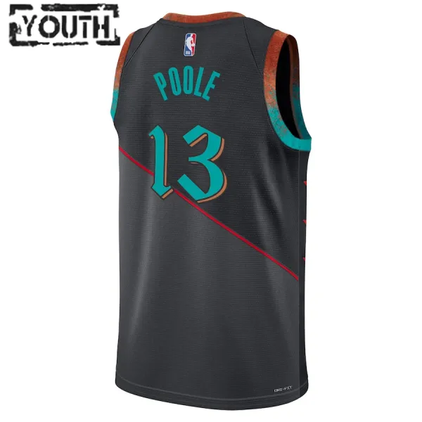 Nike Washington Wizards Jordan Poole Lasten Pelipaita City Edition 2023-24 Swingman Musta