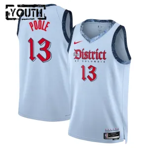 Nike Washington Wizards Jordan Poole Lasten Pelipaita City Edition 2024-25 Swingman Sininen