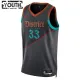 Nike Washington Wizards Kyle Kuzma Lasten Pelipaita City Edition 2023-24 Swingman Musta