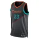 Nike Washington Wizards Kyle Kuzma Miesten Pelipaita City Edition 2023-24 Swingman Musta