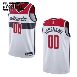 Nike Washington Wizards Personoitava Lasten Pelipaita Association Edition Swingman Valkoinen Nike Washington Wizards Personoitava Lasten Pelipaita Association Edition Swingman Valkoinen