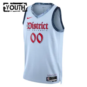 Nike Washington Wizards Personoitava Lasten Pelipaita City Edition 2024-25 Swingman Sininen