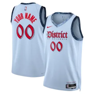 Nike Washington Wizards Personoitava Miesten Pelipaita City Edition 2024-25 Swingman Sininen