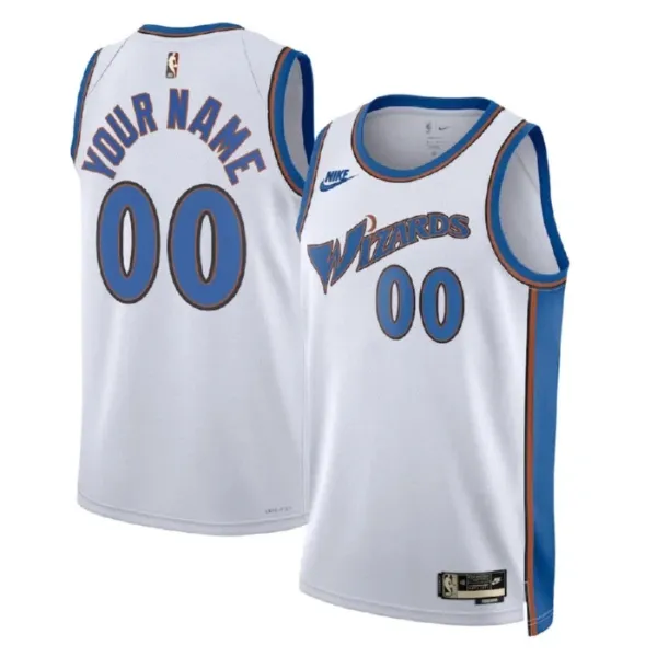 Nike Washington Wizards Personoitava Miesten Pelipaita Classic Edition 2022-23 Swingman Valkoinen Nike Washington Wizards Personoitava Miesten Pelipaita Classic Edition 2022-23 Swingman Valkoinen