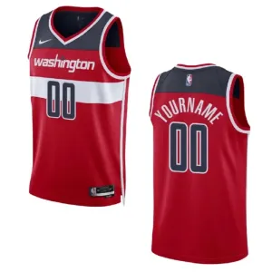 Nike Washington Wizards Personoitava Miesten Pelipaita Icon Edition Swingman Punainen