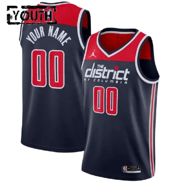 Washington Wizards Jordan Personoitava Lasten Pelipaita Statement Edition Swingman Musta Washington Wizards Jordan Personoitava Lasten Pelipaita Statement Edition Swingman Musta