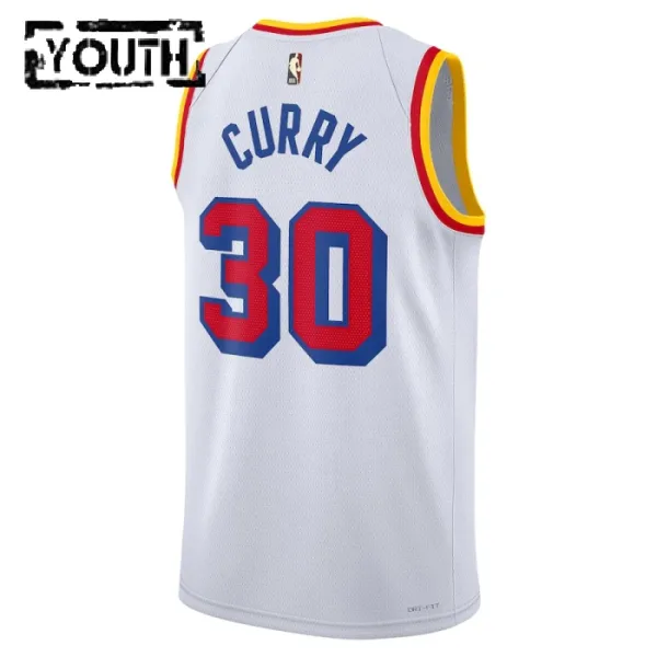 Nike Golden State Warriors Stephen Curry Lasten Pelipaita Classic Edition 2024-25 Swingman Valkoinen