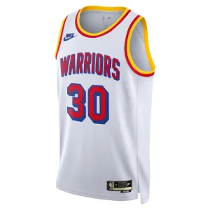 Nike Golden State Warriors Stephen Curry Miesten Pelipaita Classic Edition 2024-25 Swingman Valkoinen