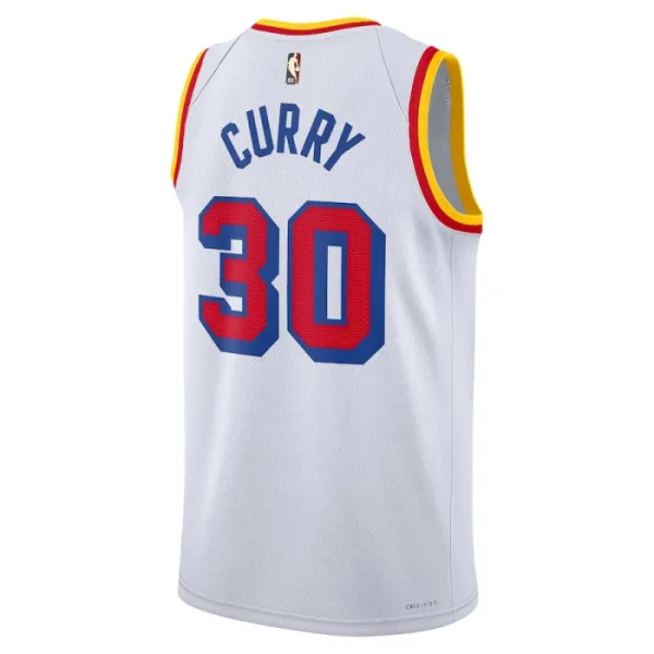 Nike Golden State Warriors Stephen Curry Miesten Pelipaita Classic Edition 2024-25 Swingman Valkoinen