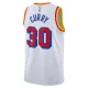 Nike Golden State Warriors Stephen Curry Miesten Pelipaita Classic Edition 2024-25 Swingman Valkoinen