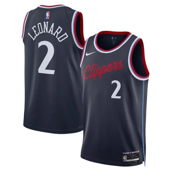 Nike LA Clippers Kawhi Leonard Miesten Pelipaita Icon Edition 2024-25 Swingman Laivasto Nike LA Clippers Kawhi Leonard Miesten Pelipaita Icon Edition 2024-25 Swingman Laivasto