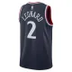 Nike LA Clippers Kawhi Leonard Miesten Pelipaita Icon Edition 2024-25 Swingman Laivasto
