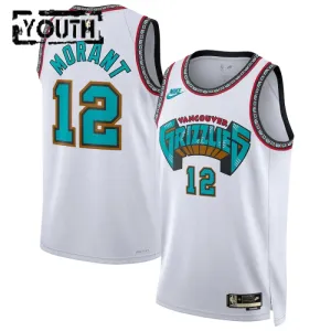 Nike Memphis Grizzlies Ja Morant Lasten Pelipaita Classic Edition 2024-25 Swingman Valkoinen Nike Memphis Grizzlies Ja Morant Lasten Pelipaita Classic Edition 2024-25 Swingman Valkoinen