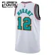 Nike Memphis Grizzlies Ja Morant Lasten Pelipaita Classic Edition 2024-25 Swingman Valkoinen