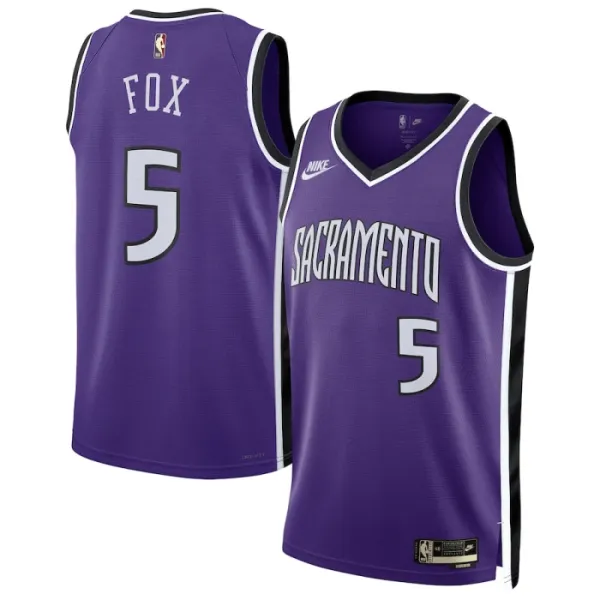 Nike Sacramento Kings De Aaron Fox Miesten Pelipaita Classic Edition 2024-25 Swingman Violetti Nike Sacramento Kings De Aaron Fox Miesten Pelipaita Classic Edition 2024-25 Swingman Violetti