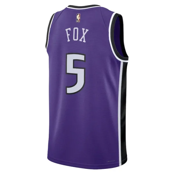 Nike Sacramento Kings De Aaron Fox Miesten Pelipaita Classic Edition 2024-25 Swingman Violetti