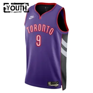 Nike Toronto Raptors RJ Barrett Lasten Pelipaita Classic Edition 2024-25 Swingman Violetti