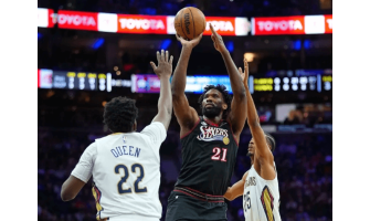 Joel Embiidin 40+11-tuloksinen paluu